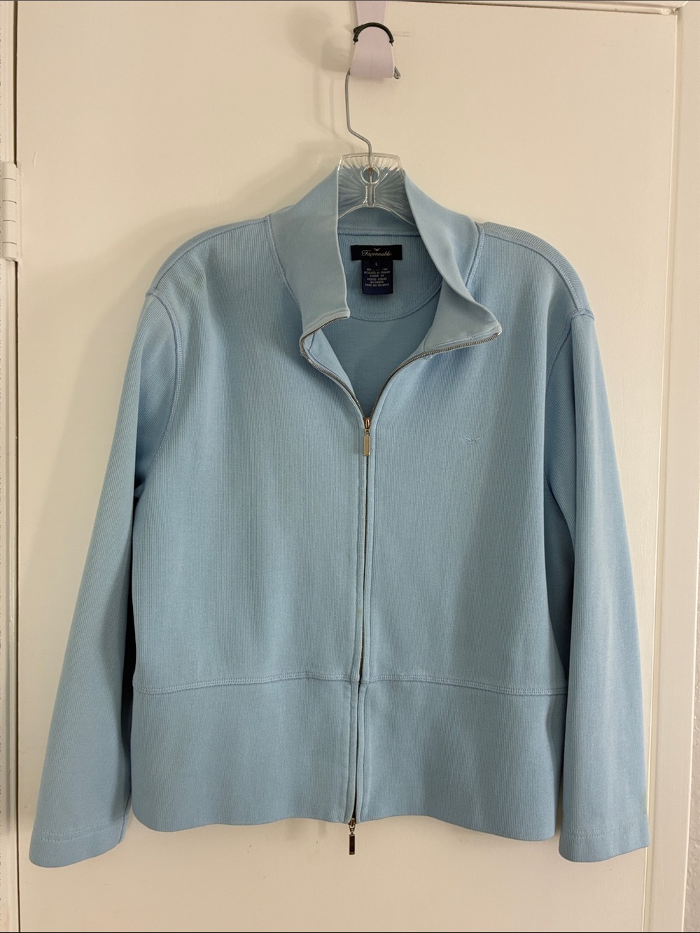 Faconnable Blue Zip-Up lightweight Jacket